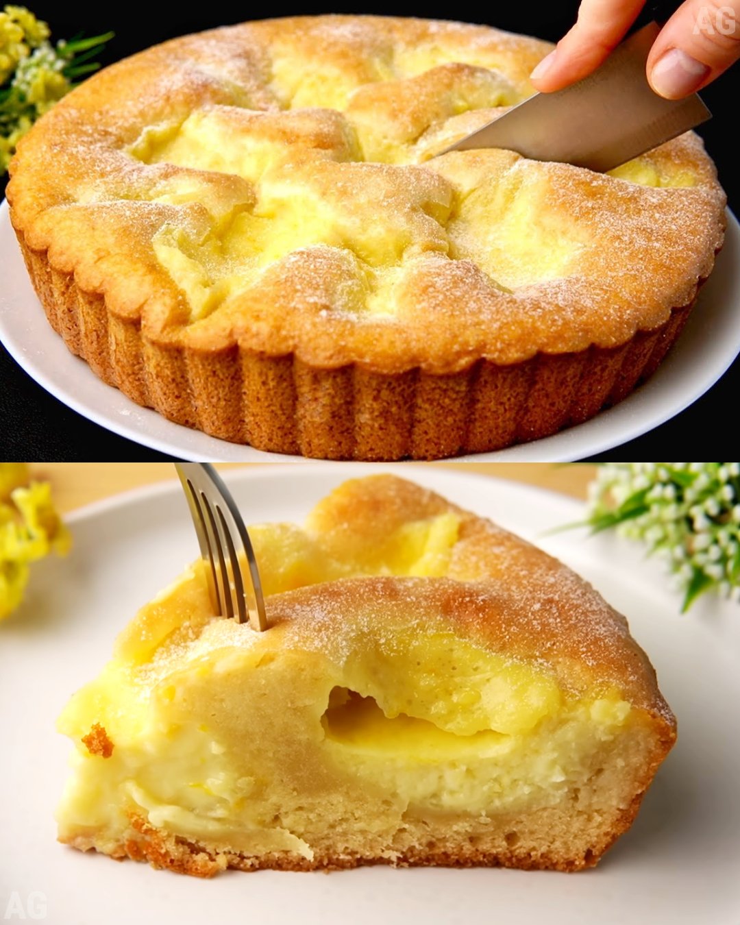 Bolo italiano de limão