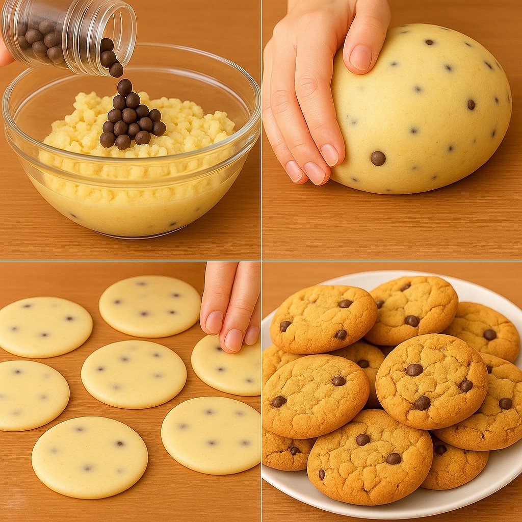 Biscoitos com Gotas de Chocolate