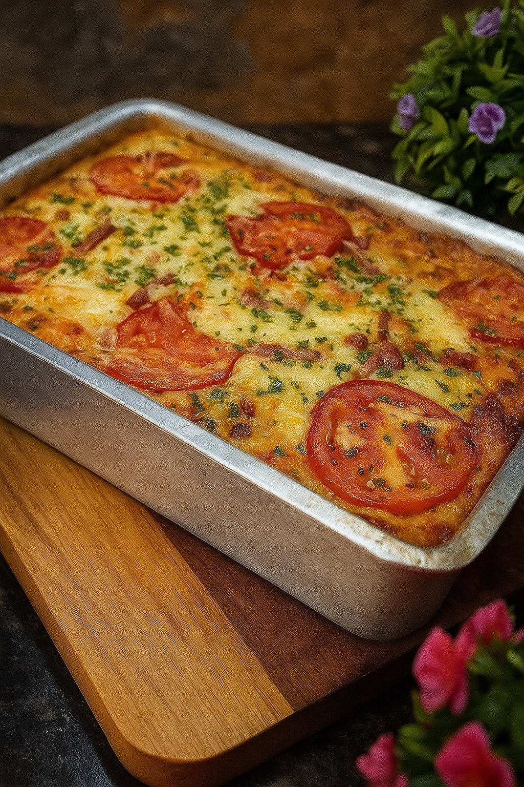 Torta Pizza de Liquidificador
