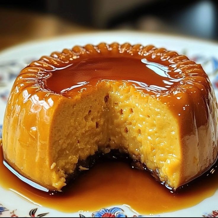 Pudim de milho cremoso