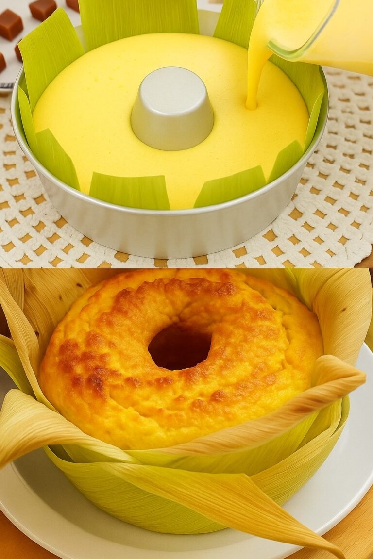 Bolo Pamonha na Palha