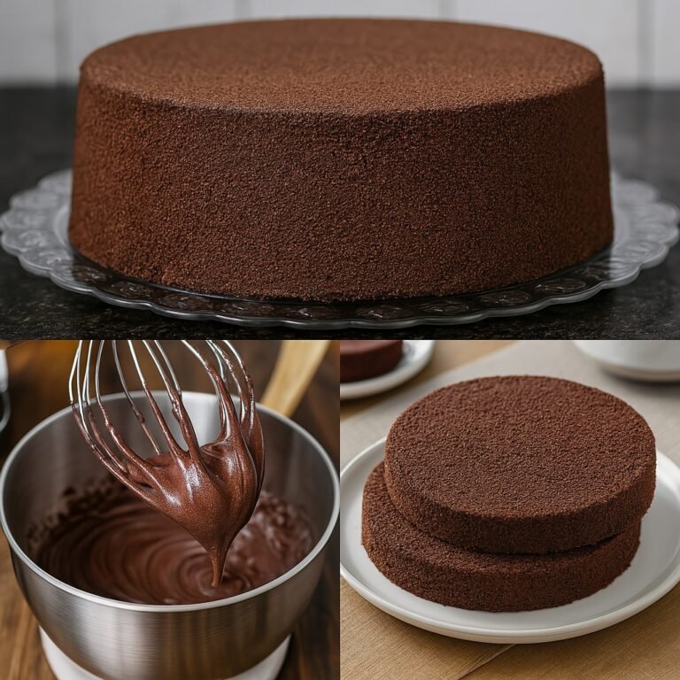 Pão de Ló de Chocolate Fofinho e Crespo