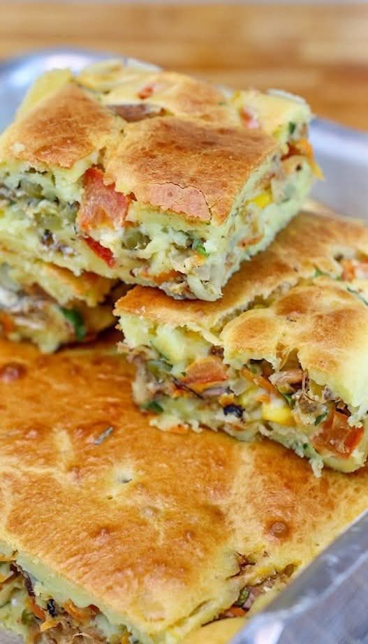 Torta de Liquidificador de Sardinha