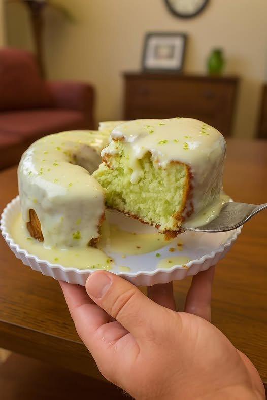 Bolo de Limão com Cobertura Cremosa