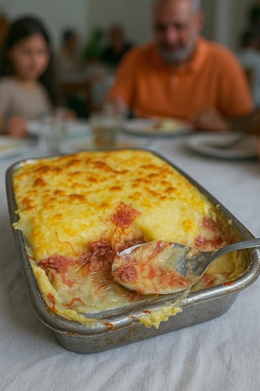 Escondidinho de Carne Seca com Purê Cremoso