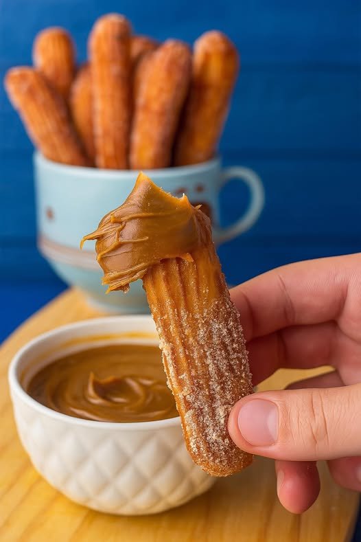 CHURROS COM DOCE DE LEITE