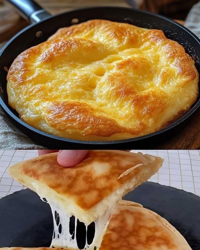 Pão de queijo de Frigideira