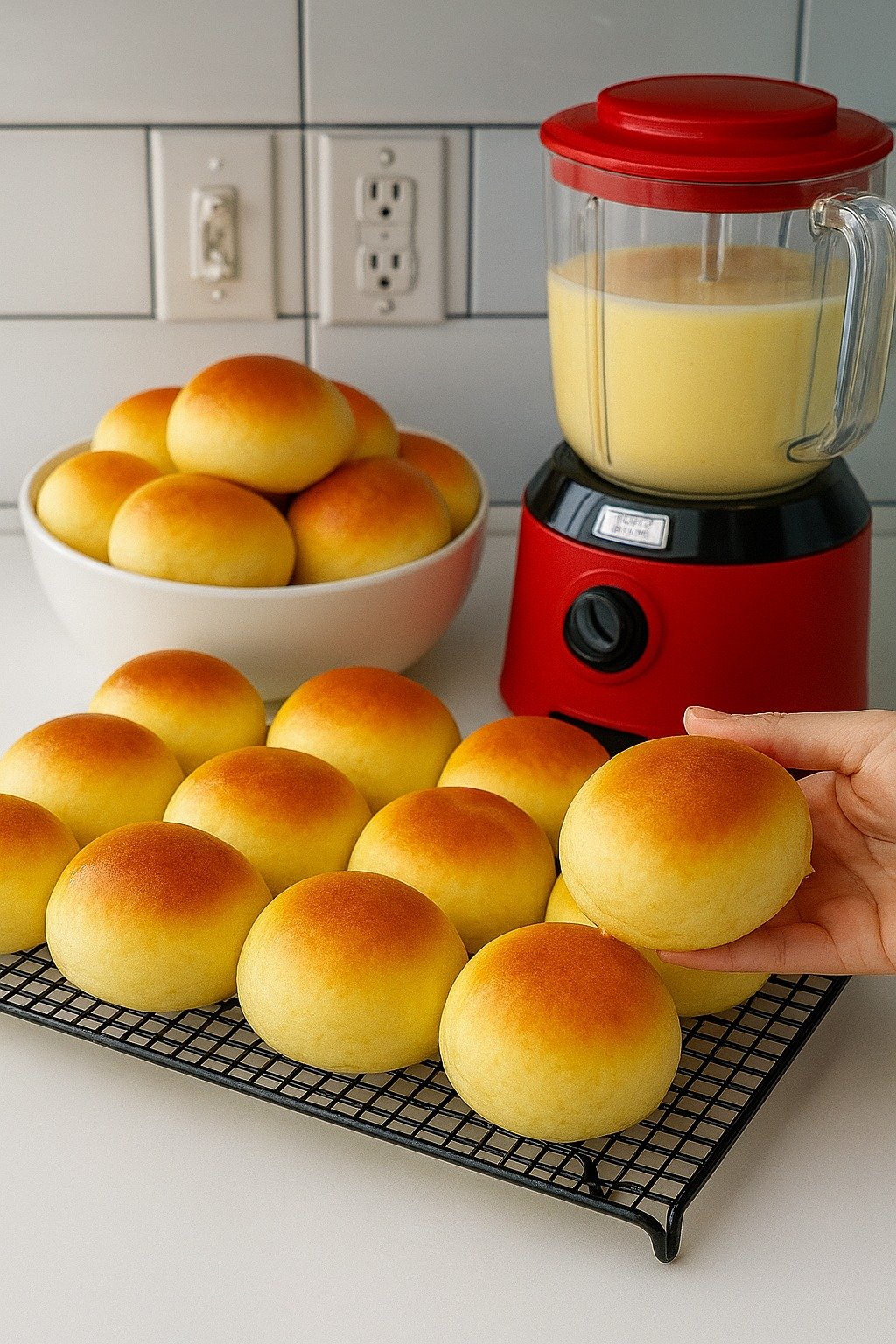 Pãezinhos Fofinhos de Liquidificador