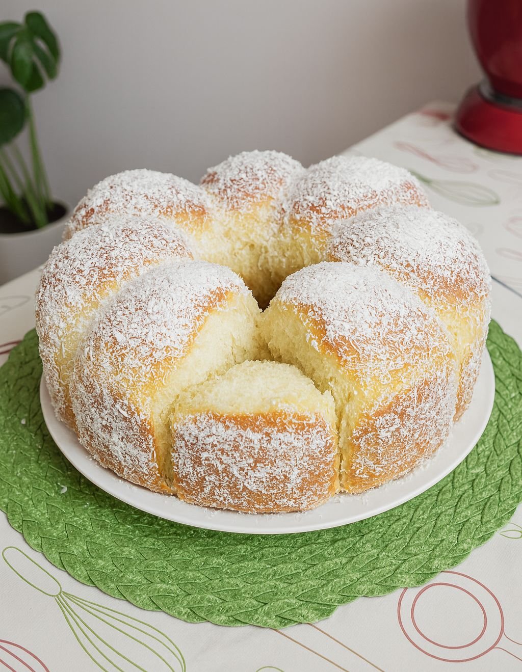 Rosca Doce Fofinha com Coco