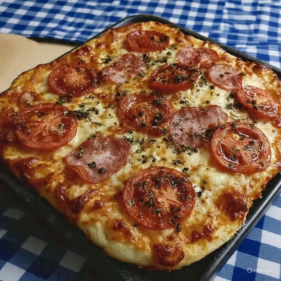 Pizza de Liquidificador