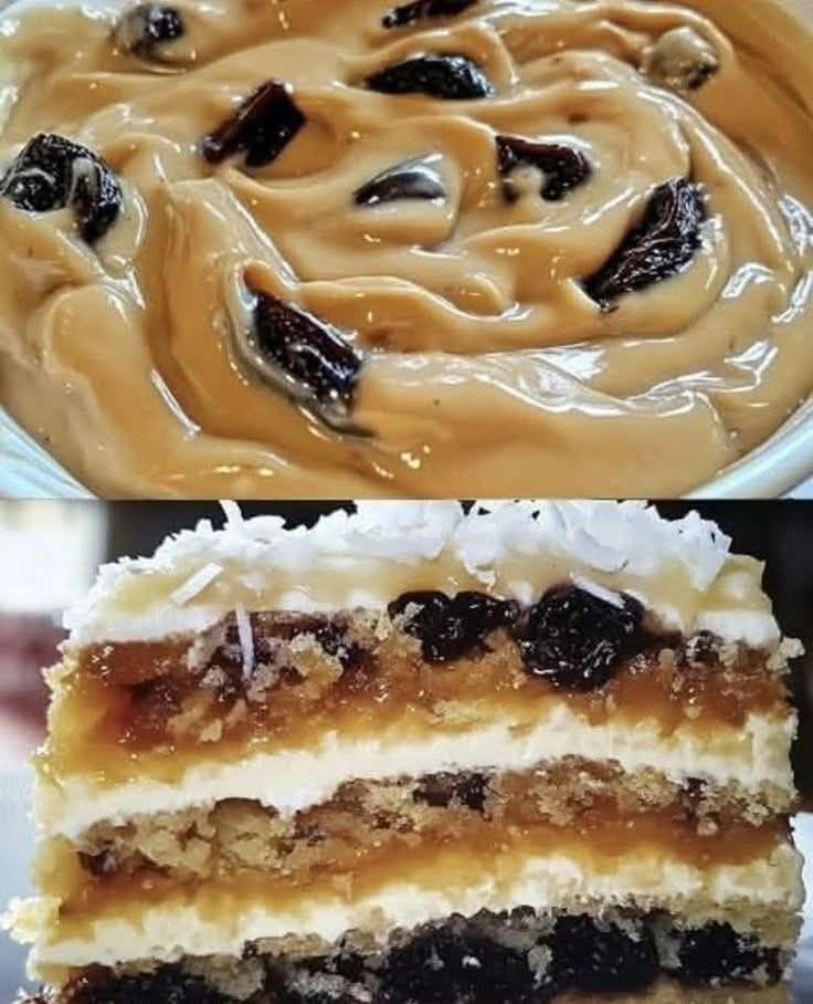 Creme de Ameixa Bolo com Creme de Ameixa