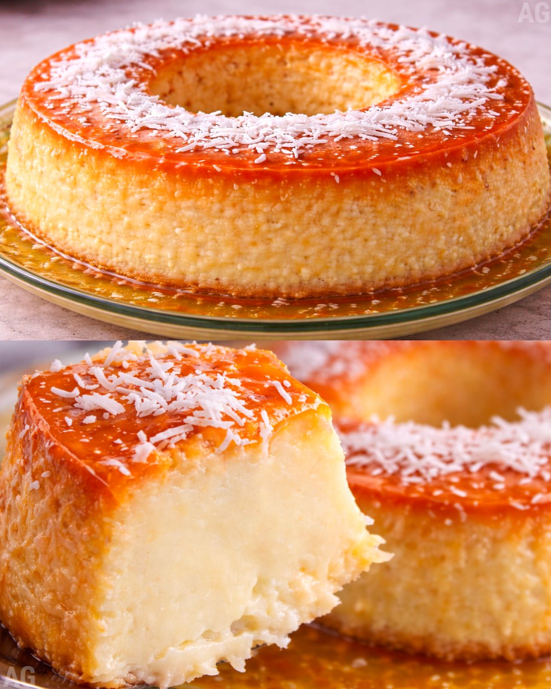 Pudim de Coco Cremoso