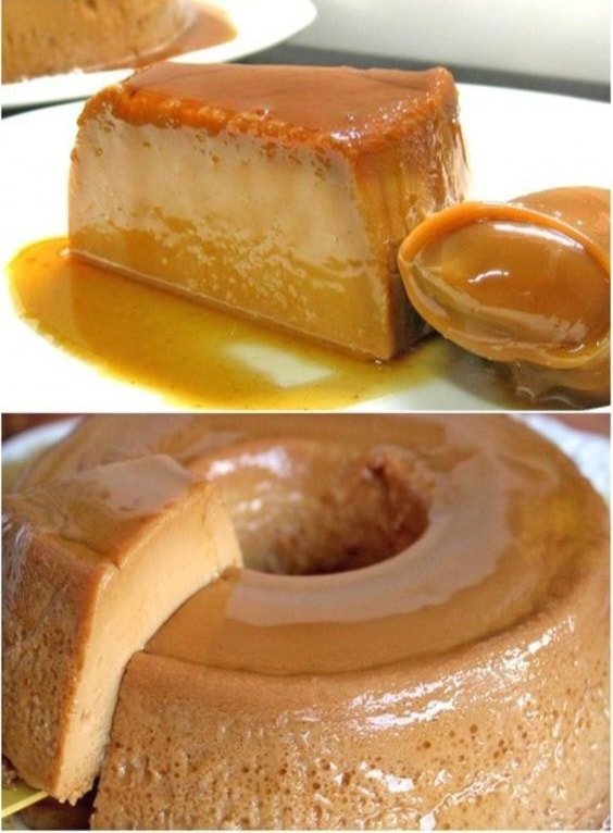 Pudim de doce de leite que não vai ao forno