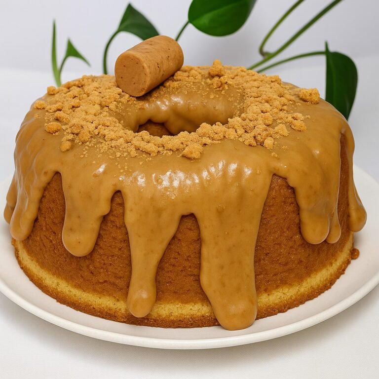 Bolo de Paçoca com Cobertura Cremosa