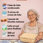 PAVÊ CREMOSO DE LEITE EM PÓ